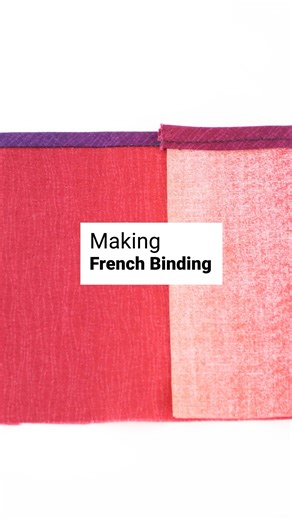 French binding trick every sewisy should know #sewfyi #sewingtips #sewingtutorial #frenchbinding