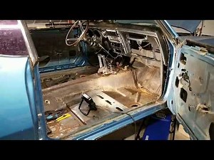 1968 Camaro Project #2 Removing Heater Box and Kick Panel