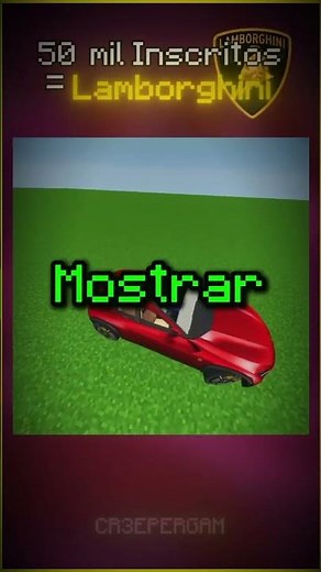 Tenho uma Ferrari no Minecraft! #minecraft #fy #fypシ゚viral