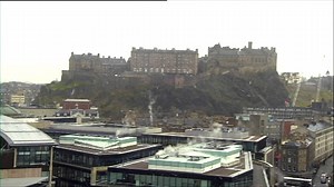 Our STV roofcam captured snowfall in Edinburgh this morning - is it snowing where you are too? ❄️ | STV Weather