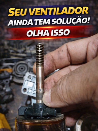 Como resolver o problema do eixo do ventilador