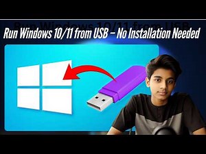 Run Windows 10/11 from USB – No Installation Needed