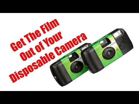 How Do You Get the Film Out of a Disposable Camera?