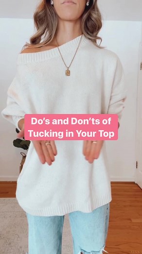 Styling Tips for Oversized Sweaters: How to Tuck in Your Shirt