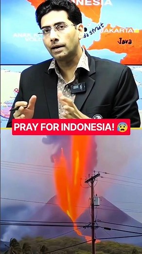 Indonesia’s Anak Krakatau Erupts Real Reason 😱 !! #physicswallah #volcano #anakkrakatau #indonesia