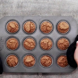 624K views · 8.9K reactions | REVIEW: "My family loves these! I make a triple batch and freeze them so that we can have them for breakfast during the week." FULL RECIPE HERE: forksoverknives.com/recipes/just-bananas-muffins. | Forks Over Knives | Facebook