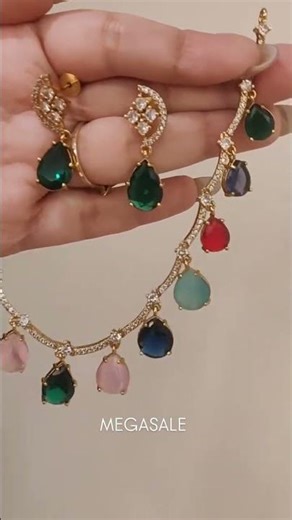 ₹1500/- Mini short necklace with new look 😍