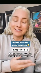 6.1K views · 63 reactions | Rude Co-Workers: Don't Give Them What They Want! | Advice With Erin | Facebook