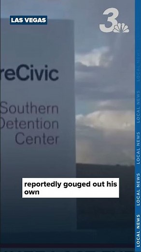 ICE detainee gouged out own eye in Nevada prison, lawsuit claims