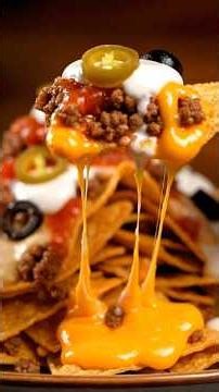 "Loaded Nachos Preparation Process | Cheese, Meat & Toppings Explained by AI"