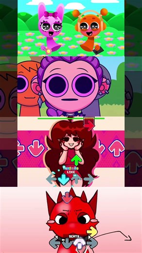 FNF My Heart but Sprunki beats like a drum cover Mod - Friday Night Funkin Mobile #myheart #sprunki