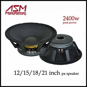 [Hot Item] OEM Factory Price 1600 Watts RMS Powerful PA Woofer PRO Audio Speaker