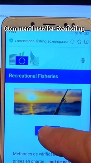 pour celles et ceux qui veulent installer Recfishing sur leur téléphone.#pêche#pechesousmarine
