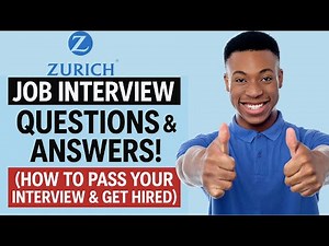 ZURICH INSURANCE INTERVIEW QUESTIONS & ANSWERS! (How to Ace Risk, Underwriting & ESG Roles)