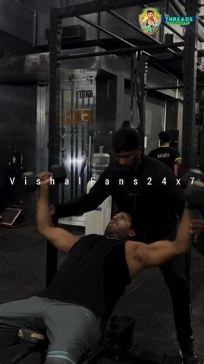 Our Vishal Recent Gym WorkOut Mass Click 💪🏽