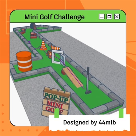 Thank you to everyone who shared their rounds of golf in the Tinkercad Mini Golf Challenge! It was fun seeing all the themes you came up with! 🏌️ 🏌️‍♂️ 🏌️‍♀️ ⛳ https://www.tinkercad.com/blog/tinkercad-challenge-roundup-mini-golf #TinkerTogether #MadeWithTinkercad | Tinkercad