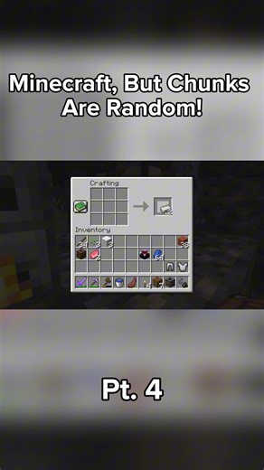 Minecraft, But Chunks Are Random! #minecraft #minecraftbut #fyp #challenges Credit: Wisp