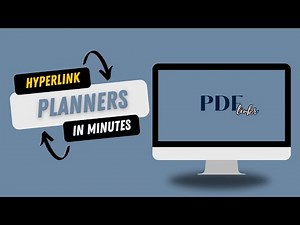 How to Hyperlink Your Digital Planner Using PDF-Linkr | Works with Any Design Software!