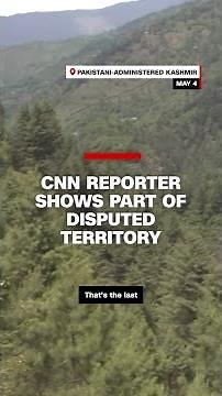 CNN reporter shows part of disputed territory