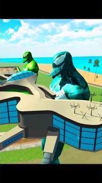 Franklin Ghar Airpot & Police Station Gayab Hulk Venom Ki Fight Indian Bikes Driving 3d #franklin