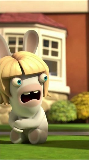 Cours Lapin Blonde ! Cours ! 🫣 | Les Lapins Crétins Invasion 🐰