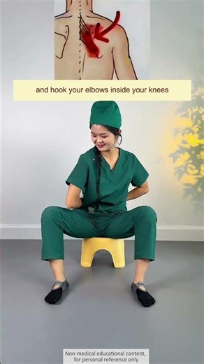Shoulder Blade Pain or Tightness? Try This Simple Seated Stretch at Home for Relief