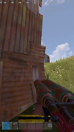 Door Camping Raid Base!#rust #rustgame #rustclips #raiddefence #pvp #rusttok