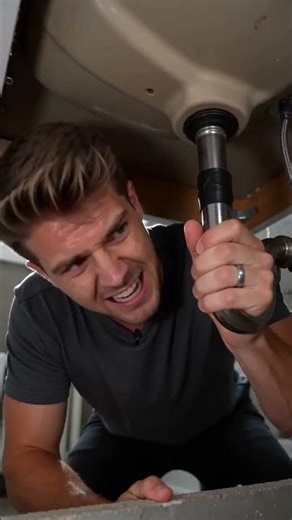 Never try this DIY pipe fix! 🚫🔧💦 #FunnyVideos