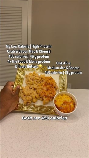 Caloric Density & Fat Loss Crab & Bacon Mac & Cheese Example (See Description to Get Lean)
