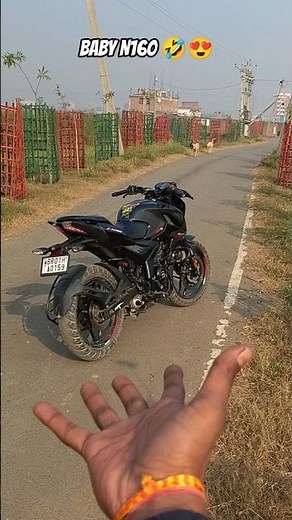 Black N160 Killer look 😈😍 #rider #biker #n160 #n160modified #shorts #viral #bikeride #bikelife