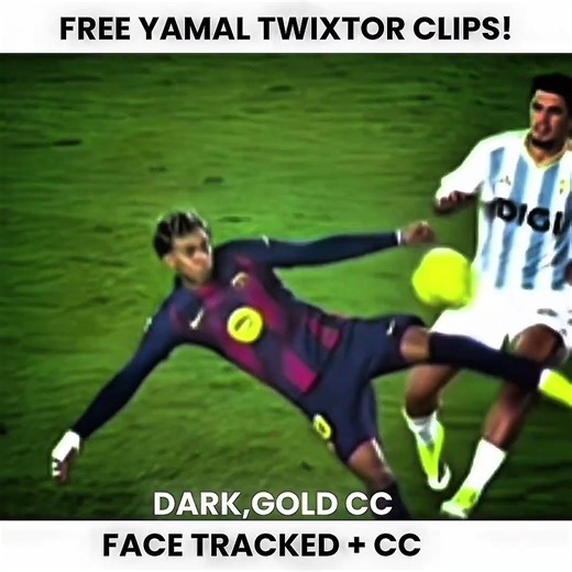 Free Lamine Yamal TWIXTOR Clips!🚨|Face Tracked + CC|Give Credits When Posting them!!