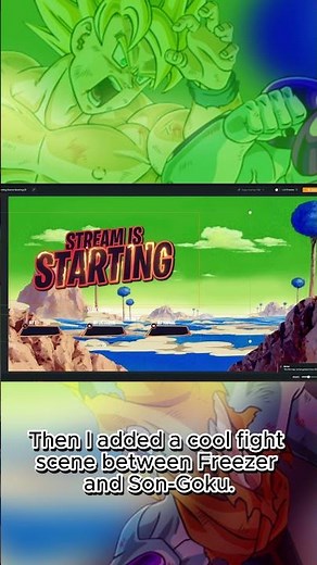 Design your Dragonball Z Stream Overlay with OWN3D Pro 🐉 #dragonballz #OWN3D #AnimeGaming