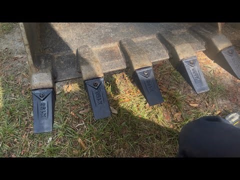 Changing Bucket Teeth On Kubota M62