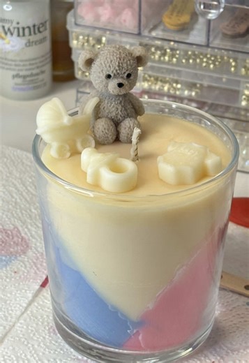 Boy or Girl ?🍼✨🥰 #foryoupage❤️❤️ #genderreveal #candle #handmade #foruyou