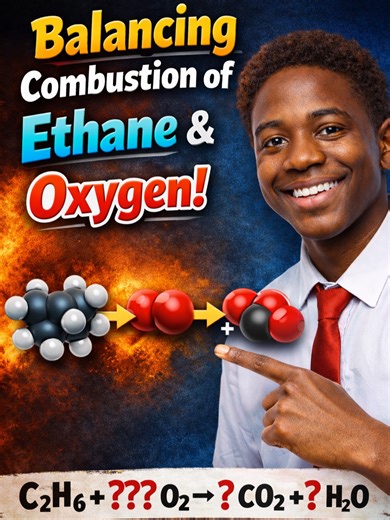 Balancing Combustion Reaction #science #combustion reaction #balancing chemical equation