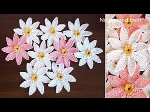 Crochet flower EASY pattern