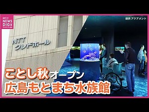 「広島もとまち水族館」がことし秋にオープン 広島市・旧そごう新館に