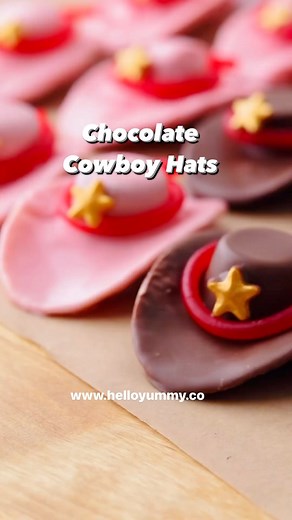 34K views · 324 reactions | Chocolate Cowboy Hats  (full recipe link in comments ) | Hello, Yummy | Facebook
