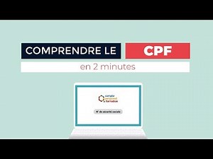 Qu'est ce que le CPF, le Compte Personnel de Formation ?