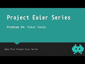#54: Poker Hands - Project Euler