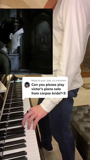 Beautiful and Melancholic Piano Solo - Victor's Piano Solo from Corpse Bride
