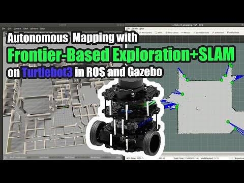 Autonomous Frontier-Based Exploration with Turtlebot 3 in ROS and Gazebo