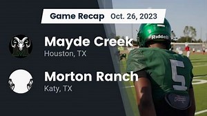 Football Game Recap: Morton Ranch Mavericks vs. Jordan Warriors