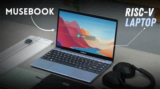 【开源笔记本革命】RISC-V架构MuseBook体验实录！Linux玩家狂喜