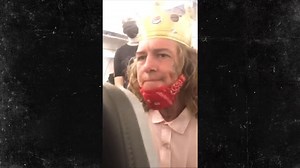 JetBlue Passenger Goes on Aggressive Racist Tirade, Incites Chaos A JetBlue flight got turbulent before it even took off, as a man went on a racist tirade -- while wearing a Burger King crown -- and then got tossed off the flight. The wild scene played out earlier this week in Jamaica, as the flight was preparing to depart from Kingston to JFK Airport. According to reports ... the man initially got aggravated when he was told there was no more overhead space for his bag, and began cussing loudly