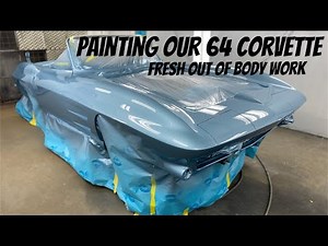 Painting a 1964 Chevy Corvette! - Straight Line Customs