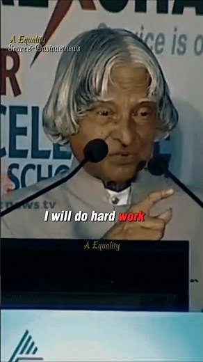 Apj Abdul Kalam's Success Mantra🛐 | APJ Abdul Kalam #Motivation