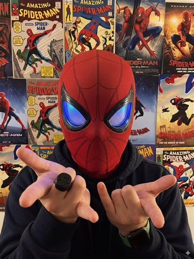 Light up Spider Mask With Remote Control Ring – LED Eye Cosplay Mask, Rechargeable Superhero Mask for Halloween Party Kids Adult Boy Gift - Etsy