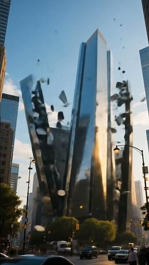 Skyscraper Collapses in the Middle of the City! 😱