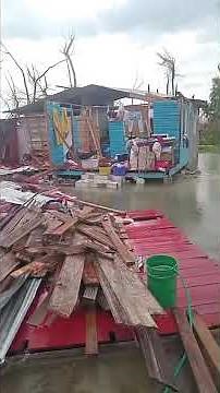 Family in Petersfield, Westmoreland affected from Hurricane Melissa. November 2025.